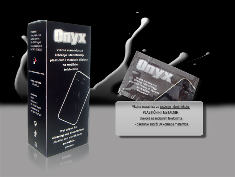 Vlažna maramica za čišćenje i dezinfekciju plastičnih i metalnih dijelova na mobilnim telefonima