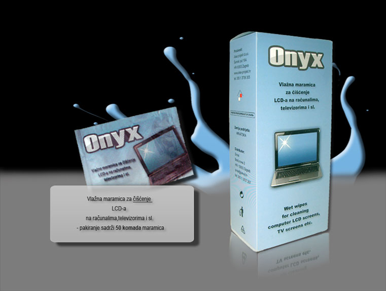 Vlažna maramica za čišćenje LCD-a na računalima, televizorima i sl. 
