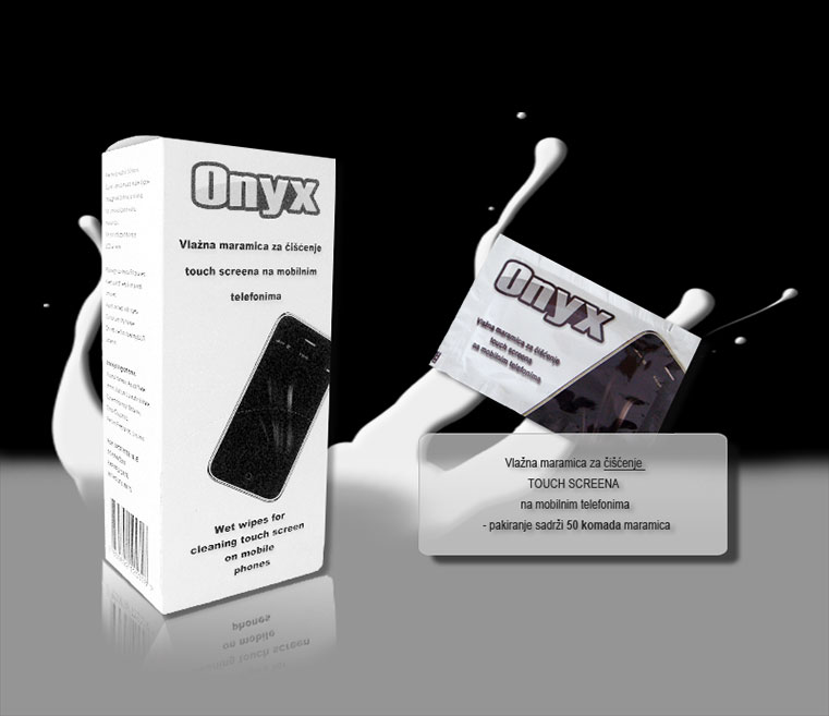 Vlažna maramica za čišćenje touch screena na mobilnim telefonima