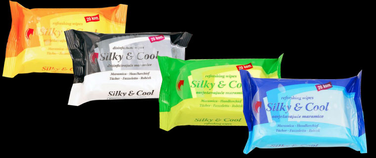 Silky & Cool - Vlažne osvježavajuće maramice